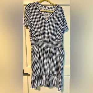 Croft & Barrow Smoked Waist Challis Dress